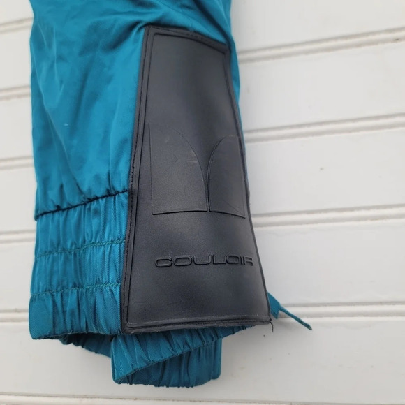 Couloir Entrant Thermothin Womens  Snowboard/Ski Pants Nylon Turquoise Green  6 - Picture 2 of 14
